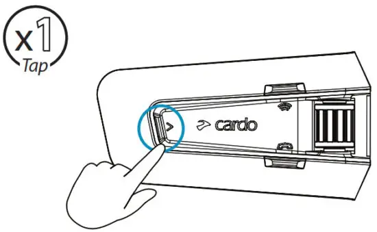 cardo PT200001 Packtalk Edge Motorcycle Bluetooth Communication System - Fig 25