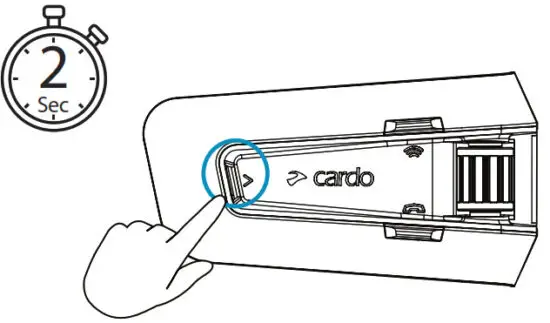 cardo PT200001 Packtalk Edge Motorcycle Bluetooth Communication System - Fig 28