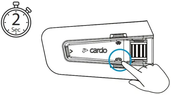 cardo PT200001 Packtalk Edge Motorcycle Bluetooth Communication System - Fig 33