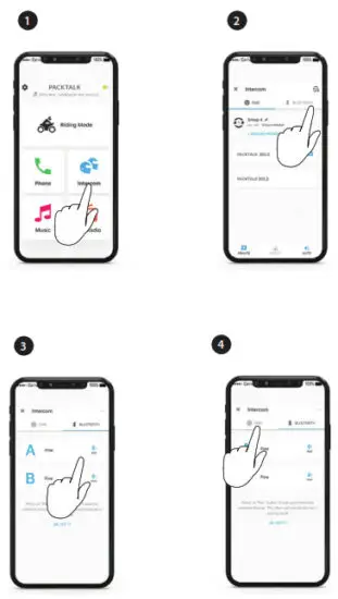 cardo PT200001 Packtalk Edge Motorcycle Bluetooth Communication System - Fig 37