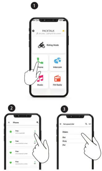 cardo PT200001 Packtalk Edge Motorcycle Bluetooth Communication System - Fig 44