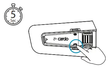 cardo PT200001 Packtalk Edge Motorcycle Bluetooth Communication System - Fig 45