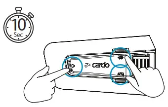 cardo PT200001 Packtalk Edge Motorcycle Bluetooth Communication System - Fig 53