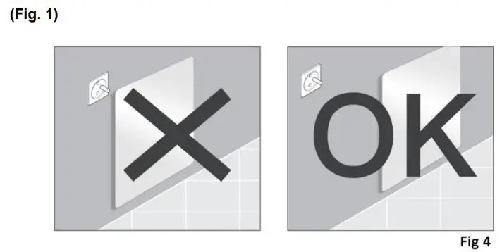 Towelrads Vetro Electric Glass Infrared Designer Radiator 600 x 1000mm Instruction Manual - Fig. 1