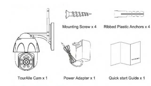 TENVIS TWS864 Home security camera fig 1