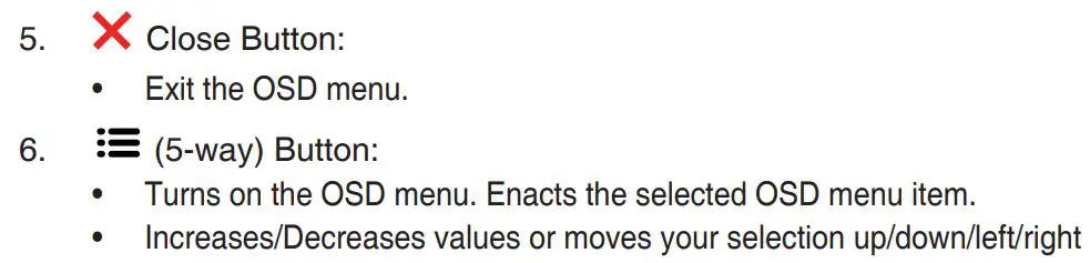 ASUS VG34V Series TUF Gaming Monitor User Guide - Monitor introduction