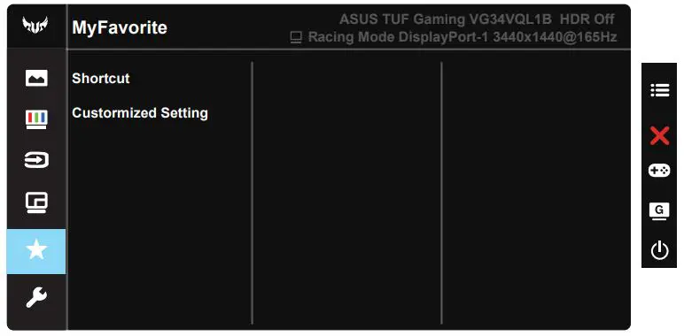 ASUS VG34V Series TUF Gaming Monitor User Guide - MyFavorite