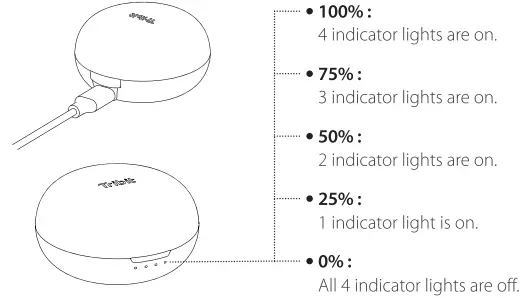 Charging Case Battery Display