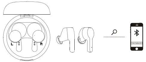 Connect the earbuds to a Bluetooth device