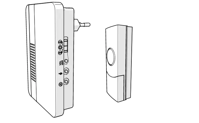Nedis Doorb223cwt Doorbell User Manual Nedis Doorb223cwt Doorbell User Manual