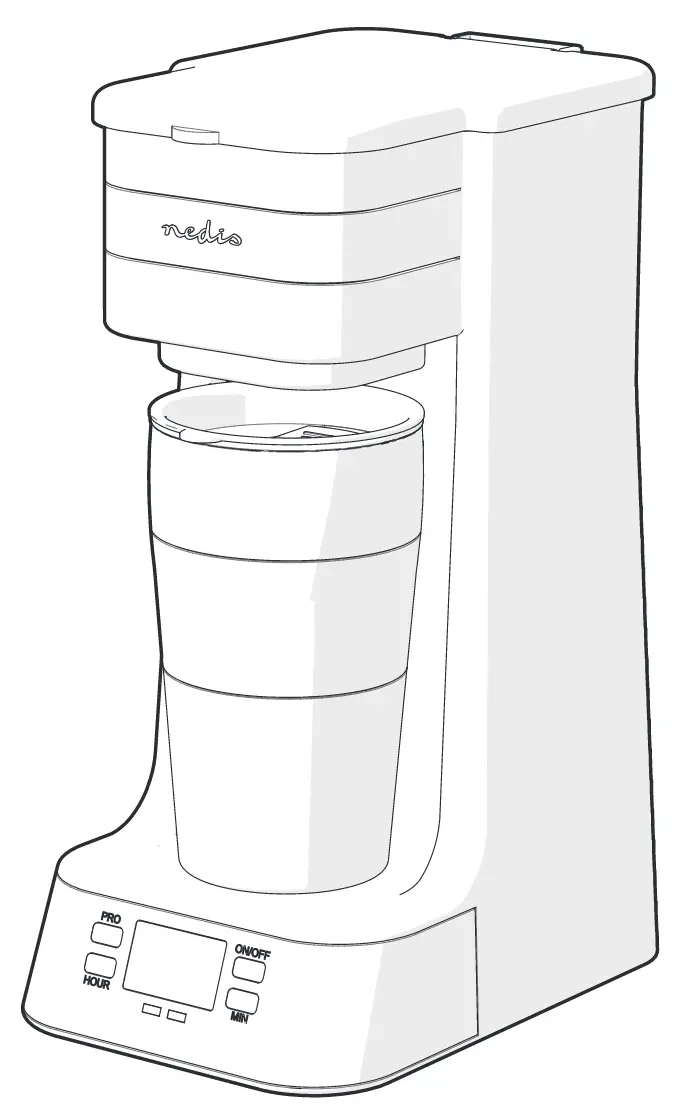 Nedis Kacm310fbk Single Serve Coffee Machine User Manual