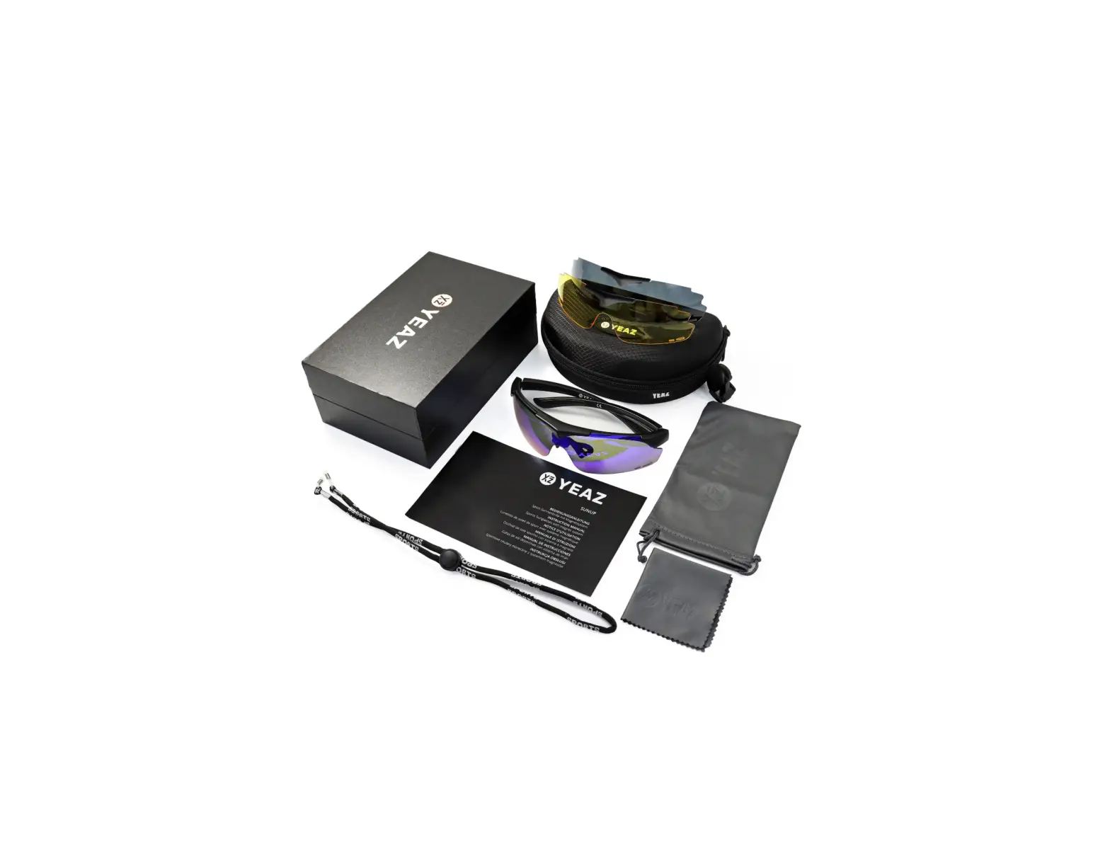 Yeaz Sunup Sports Sunglasses With Magnet System Instruction Manual