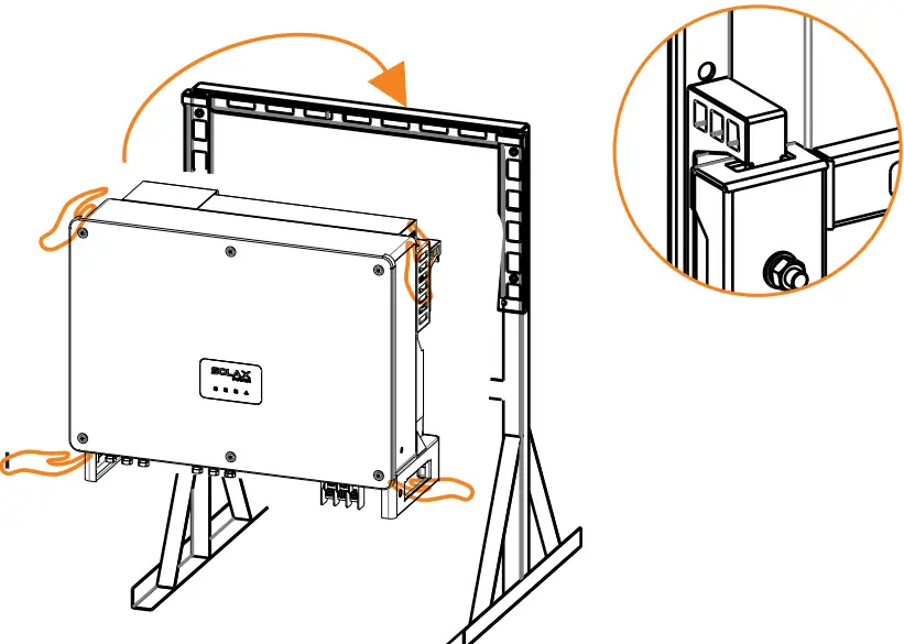 Mounting the inverter on the stand