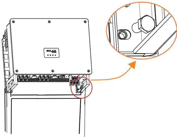 Mounting the inverter on the stand