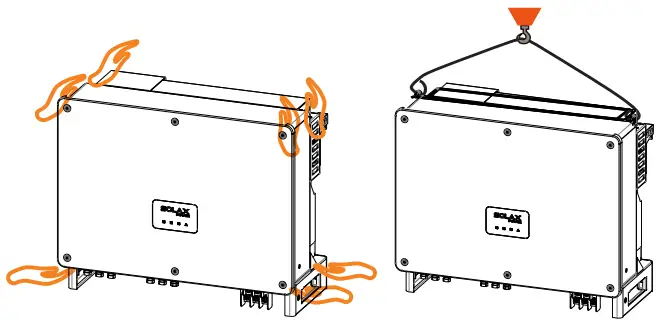 Mounting the inverter on the wall