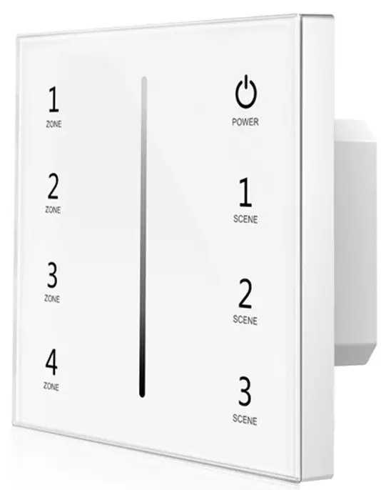 SKYDANCE T18-1 4 Channel 0-10V Touch Glass Panel Dimmer