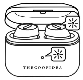 Place the Charging case on wireless charging pad. - charging3