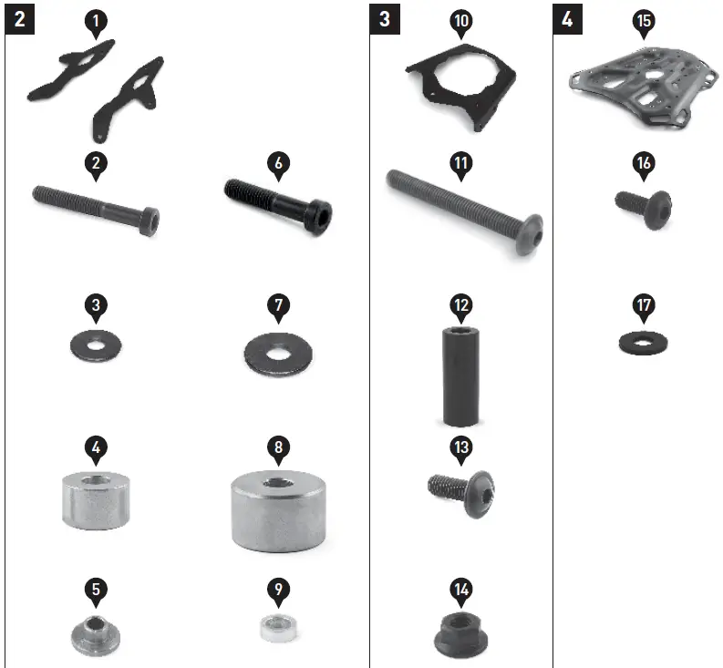 SW-MOTECH GPT.13.849.70000 S Trax Adv Tuareg 660 Top Case Kit Grey-1