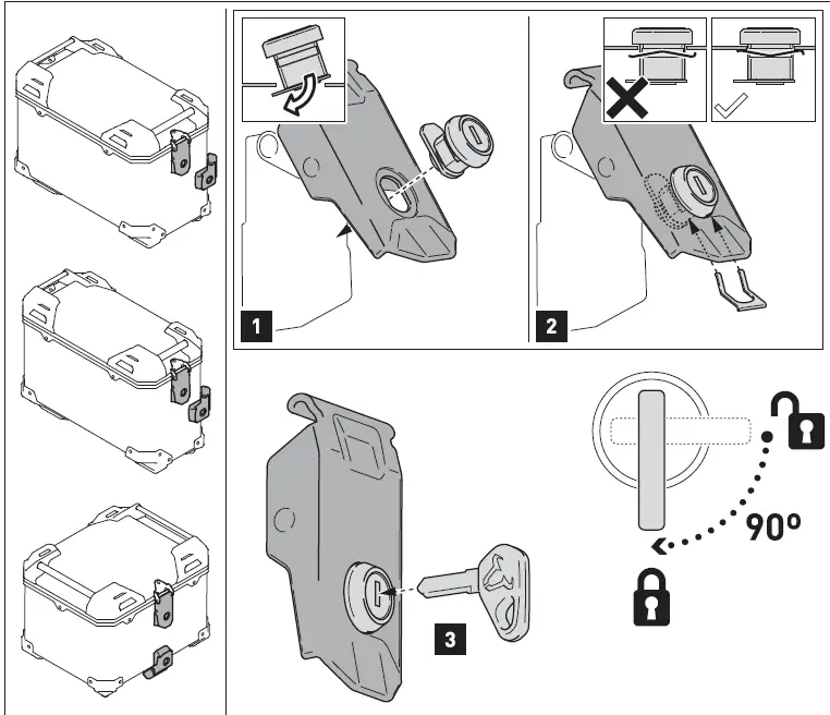 SW-MOTECH GPT.13.849.70000 S Trax Adv Tuareg 660 Top Case Kit Grey-18