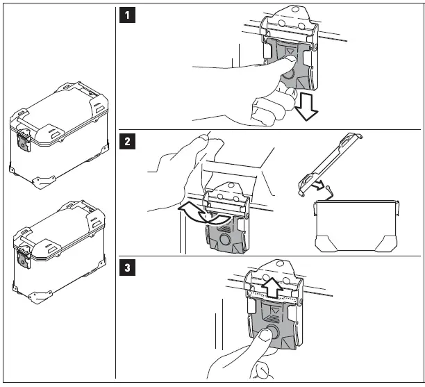SW-MOTECH GPT.13.849.70000 S Trax Adv Tuareg 660 Top Case Kit Grey-21