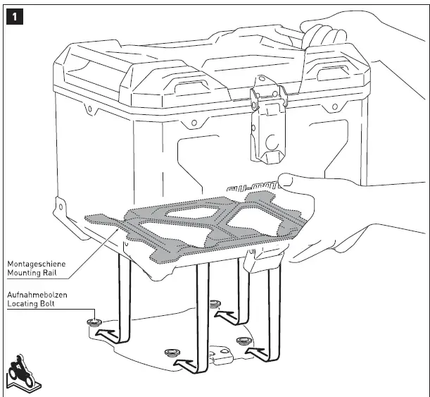 SW-MOTECH GPT.13.849.70000 S Trax Adv Tuareg 660 Top Case Kit Grey-25