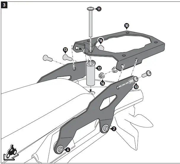 SW-MOTECH GPT.13.849.70000 S Trax Adv Tuareg 660 Top Case Kit Grey-5