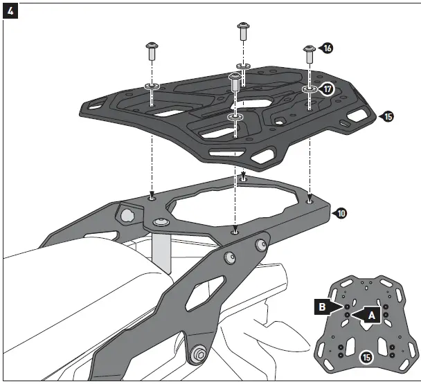 SW-MOTECH GPT.13.849.70000 S Trax Adv Tuareg 660 Top Case Kit Grey-7