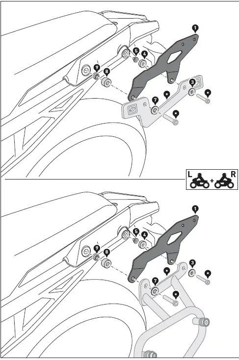 SW-MOTECH GPT.13.849.70000 S Trax Adv Tuareg 660 Top Case Kit Grey-9