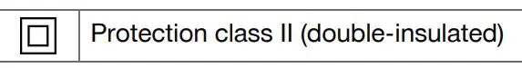 HILTI 1000-AVR Cordless Breaker Hammer Tool Instruction Manual - Symbols on the product