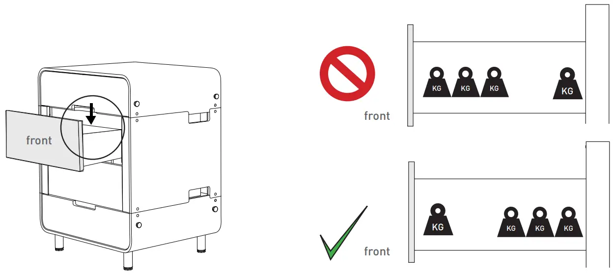 STADTNOMADEN A la carte Office Kitchen Cool Drawer - LOAD HEAVY