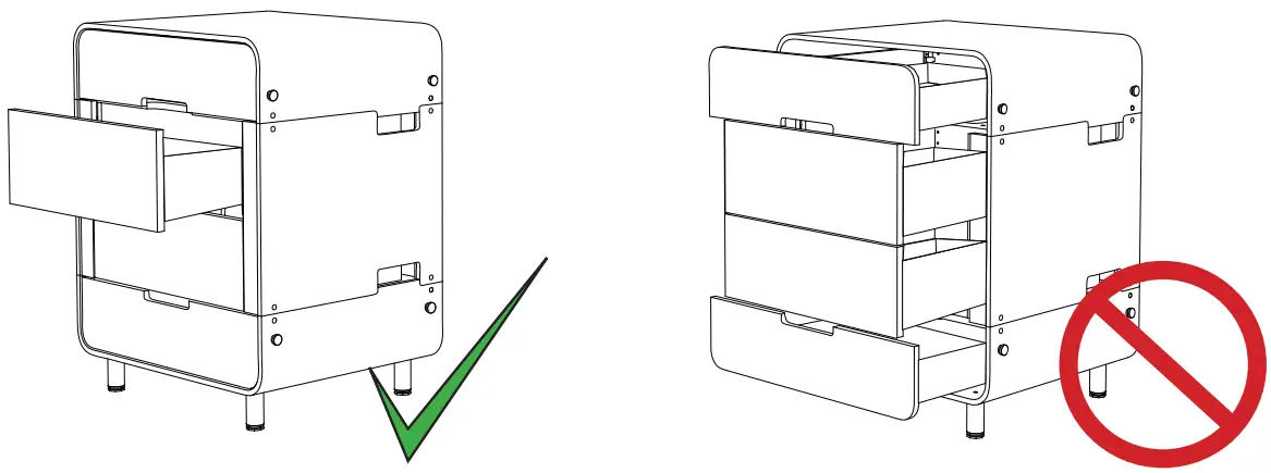 STADTNOMADEN A la carte Office Kitchen Cool Drawer - ONE DRAWER