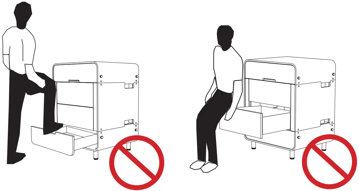 STADTNOMADEN A la carte Office Kitchen Cool Drawer - OPEN DRAWERS