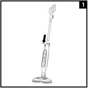 ASSEMBLING YOUR STEAM AND SCRUB MOP