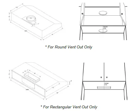 Empava EPV-30RH11 30 Inch 500 CFM Ducted Under the Cabinet Range Hood fig 6