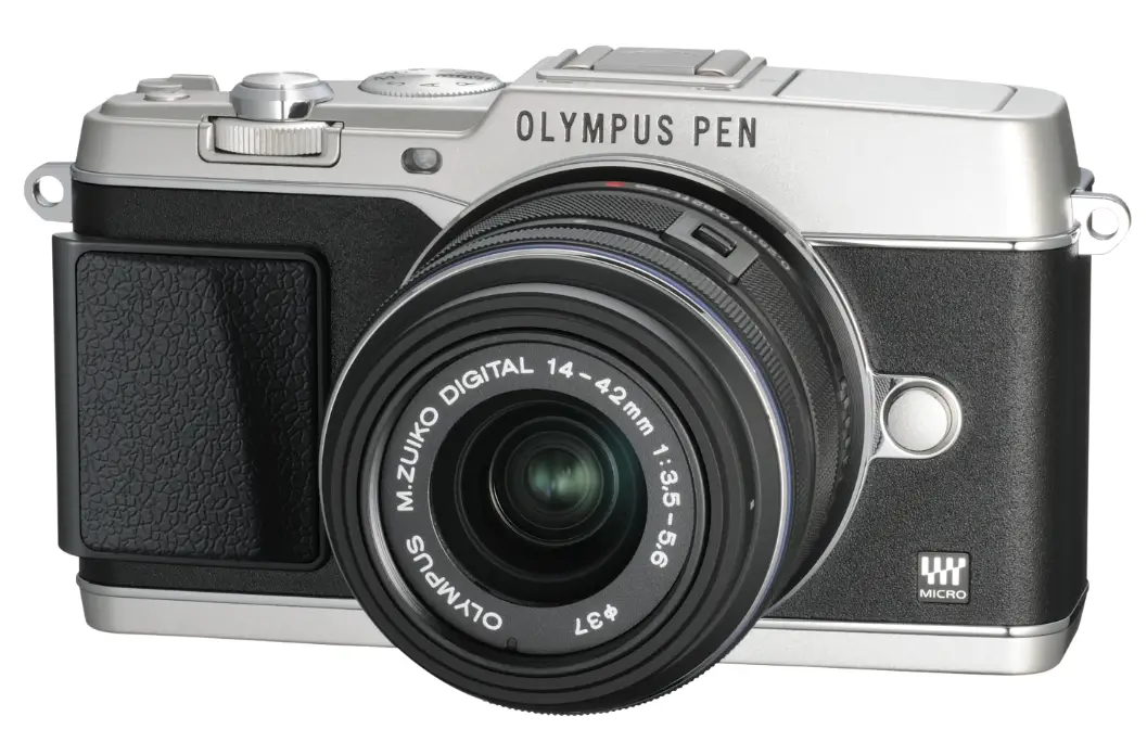 OLYMPUS E P5 1442 Kit Silver 16 1MP Mirrorless Digital Camera