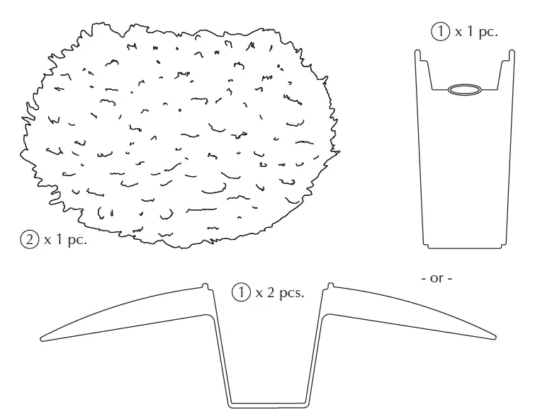 UMAGE EOS XXL Pendant Light fig 1