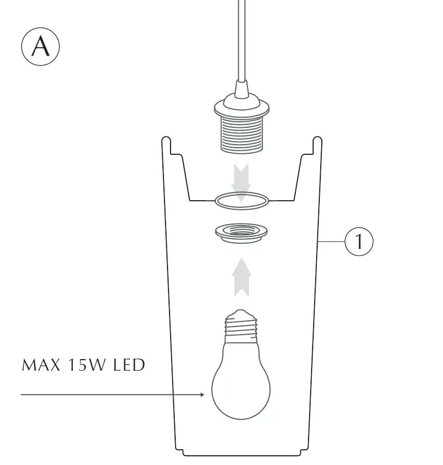 UMAGE EOS XXL Pendant Light fig 3