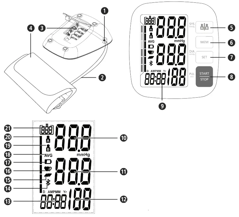 medisana BU 540 Connect Blood Pressure Monitor - Fig 1