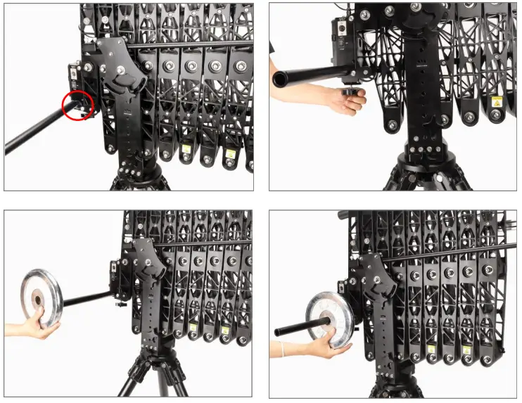 PROAIM JB-SCSR 01 Scissor 17ft Telescopic Camera Jib Crane - Assembling 13