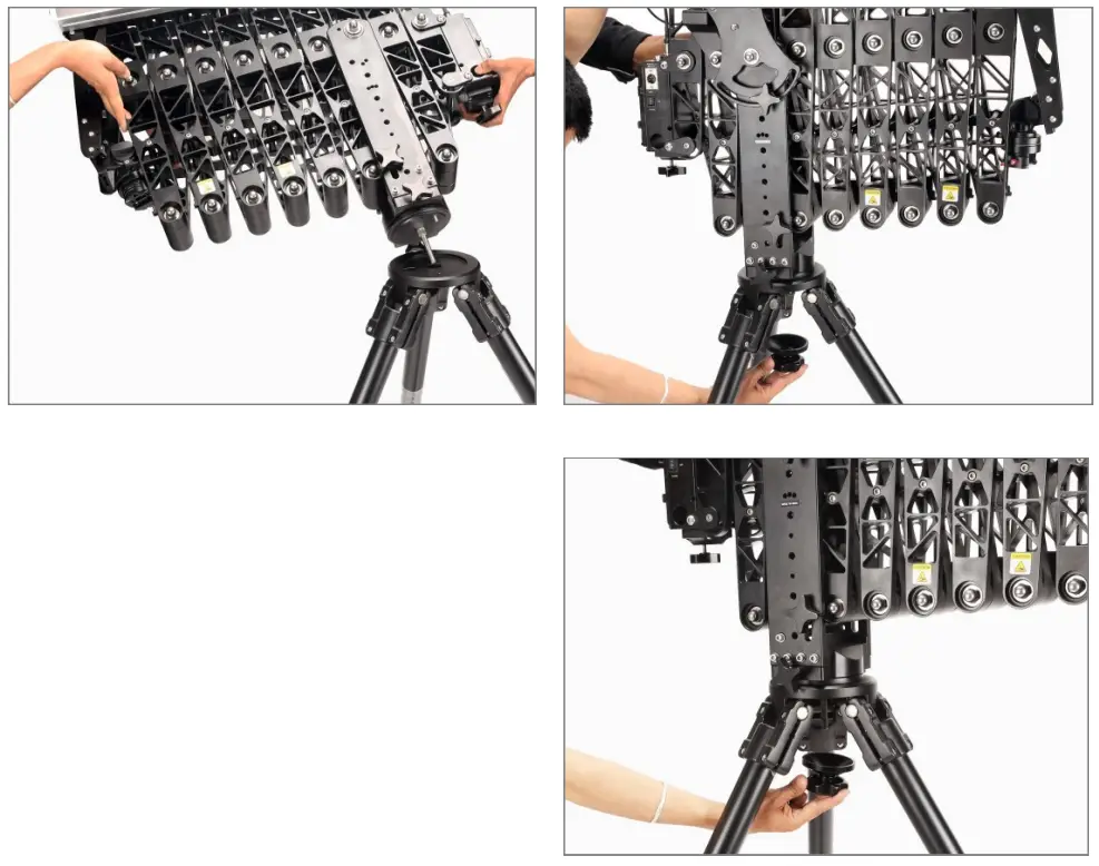 PROAIM JB-SCSR 01 Scissor 17ft Telescopic Camera Jib Crane - Assembling 9