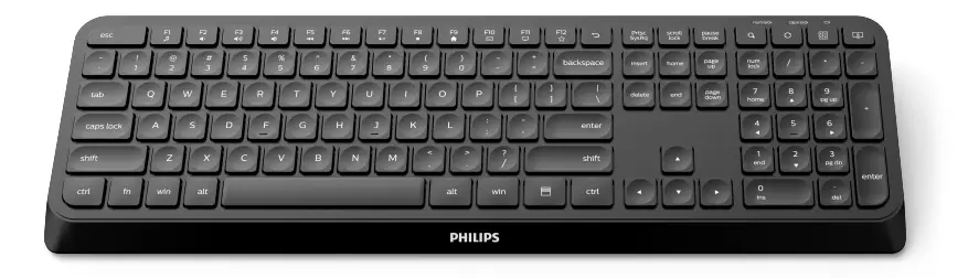 PHILIPS-SPK6307B-94-Wireless-Compact-Design-Keyboard