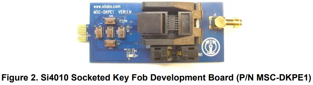 SILICON LABS Si4010 Development Kit - fig 2