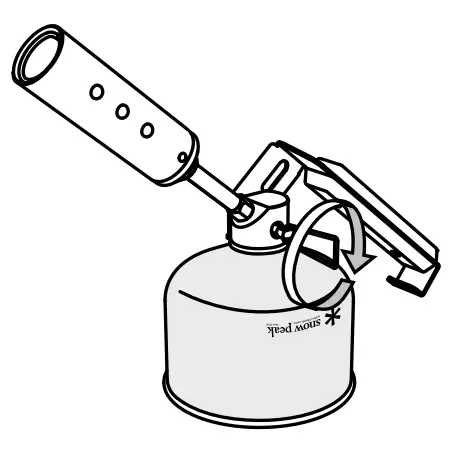 Snow Peak GT-120 GigaPower Folding Torch FIG 15