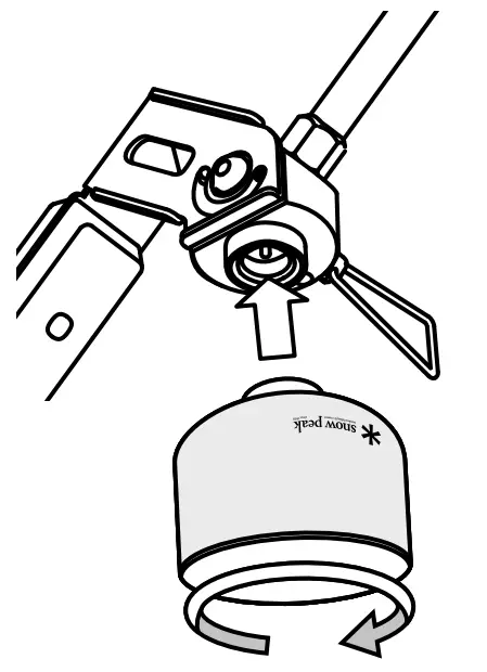 Snow Peak GT-120 GigaPower Folding Torch FIG 16