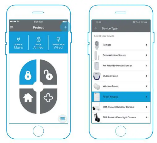ERA PROTECT Wireless Touch Keypad User Manual - ADDING YOUR KEYPAD TO YOUR ALARM SYSTEM