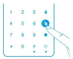 ERA PROTECT Wireless Touch Keypad User Manual - DISARMING ALARM