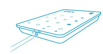 ERA PROTECT Wireless Touch Keypad User Manual - Re-insert the screw into the bottom of the keypad and tighten