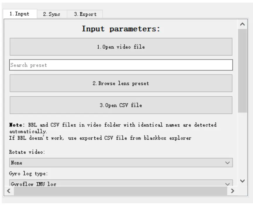 okejeye OK900 Action Camera - Input Video file