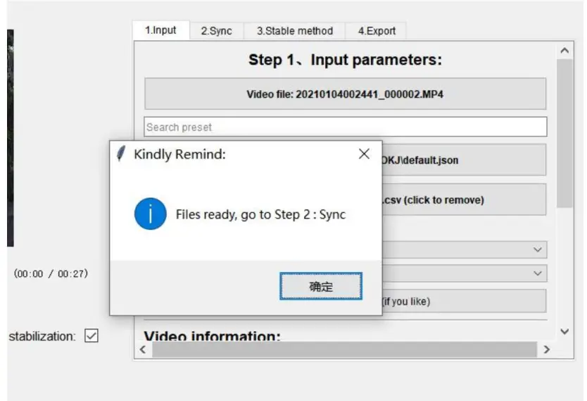 okejeye OK900 Action Camera - Input Video file2