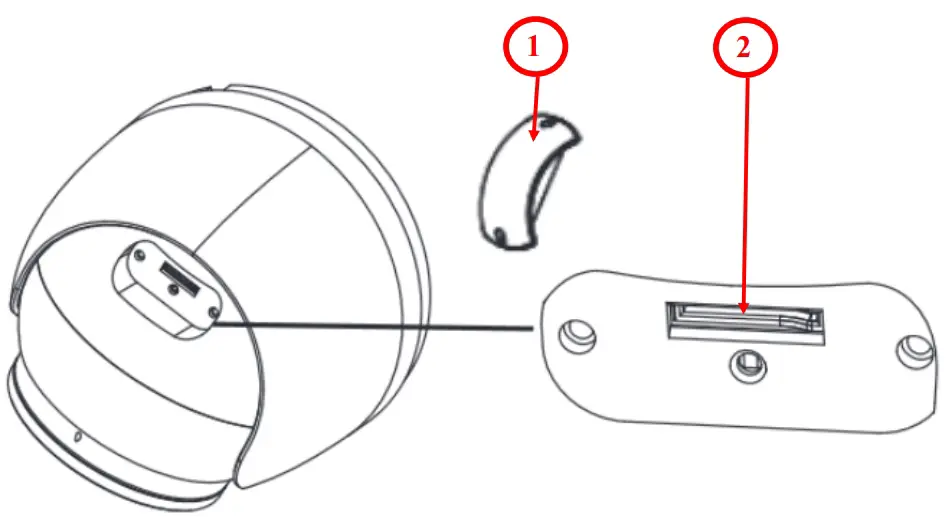 MicroSD card installation